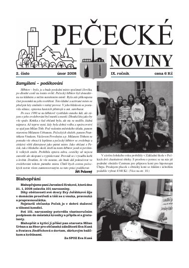 Titulní strana — Únor 2008