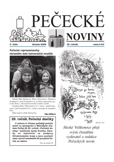 Titulní strana — Březen 2008