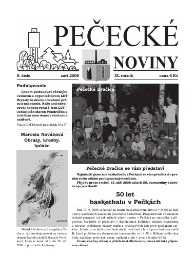 Titulní strana — Září 2008