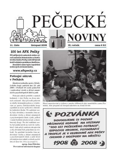 Titulní strana — Listopad 2008