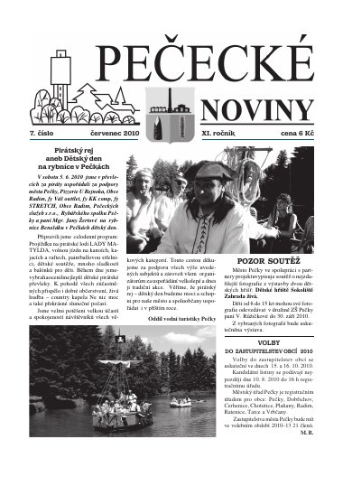 Titulní strana — Červenec 2010