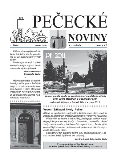 Titulní strana — Leden 2011