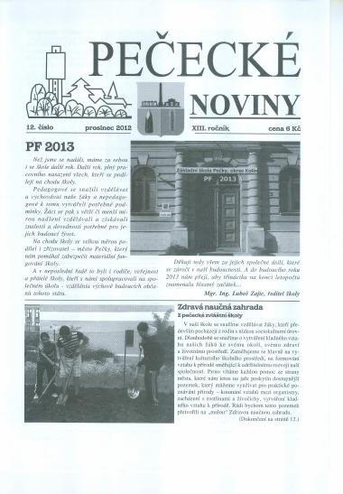 Titulní strana — Prosinec 2012