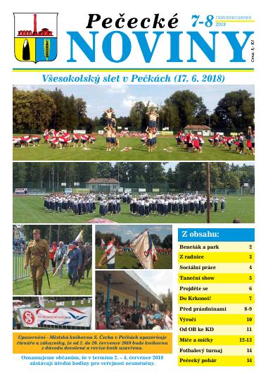 Titulní strana — Červenec–srpen 2018