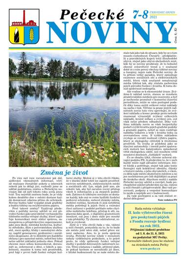Titulní strana — Červenec–srpen 2021
