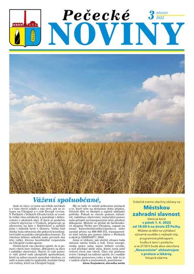 Titulní strana — Březen 2022